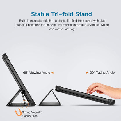 Fodral för Lenovo Tab M8 (HD), Techsuit, FoldPro, Svart