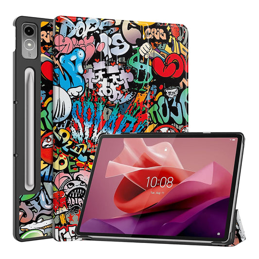 Fodral för Lenovo Tab P12, Techsuit, FoldPro Urban Vibe, Flerfärgad