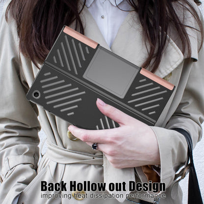 Fodral för Lenovo Tab Plus, Techsuit, FoldPro, Rosa