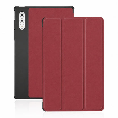 Fodral för Lenovo Yoga Tab Plus, Techsuit, FoldPro, Röd