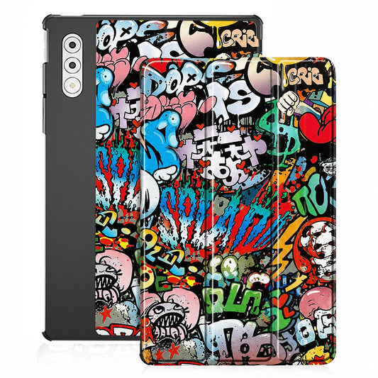 Fodral för Lenovo Yoga Tab Plus, Techsuit, FoldPro Urban Vibe, Flerfärgad
