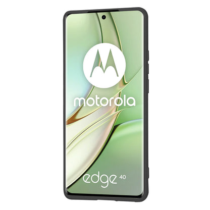 Mobilskal för Motorola Edge (2023) / Edge 40, Techsuit, SoftFlex, Svart