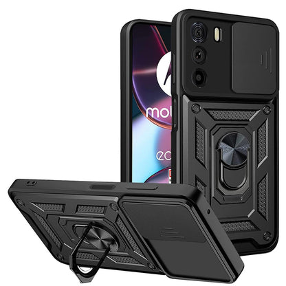 Fodral för Motorola Edge 30, Techsuit, CamShield, Svart