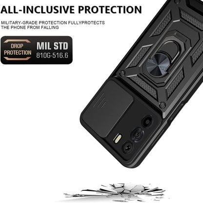 Fodral för Motorola Edge 30, Techsuit, CamShield, Svart