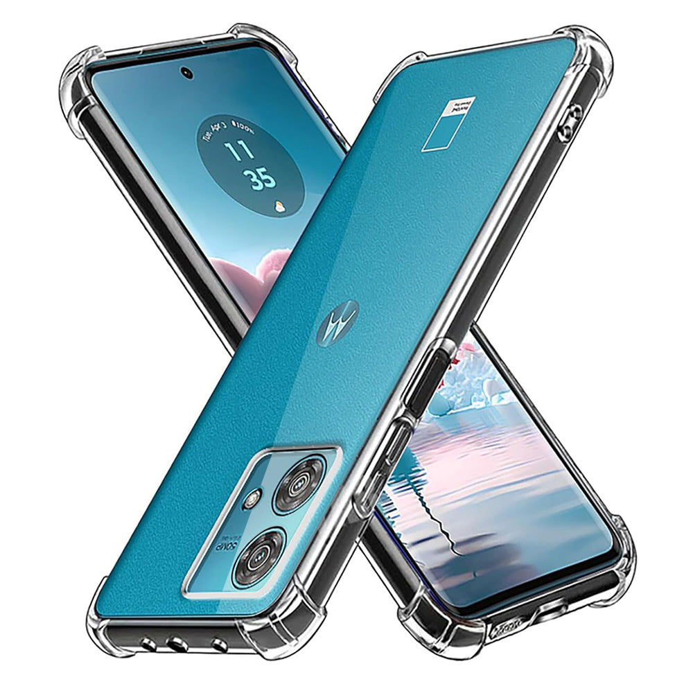 Fodral för Motorola Edge 40 Neo, Techsuit, Stötsäker Klar, Transparent