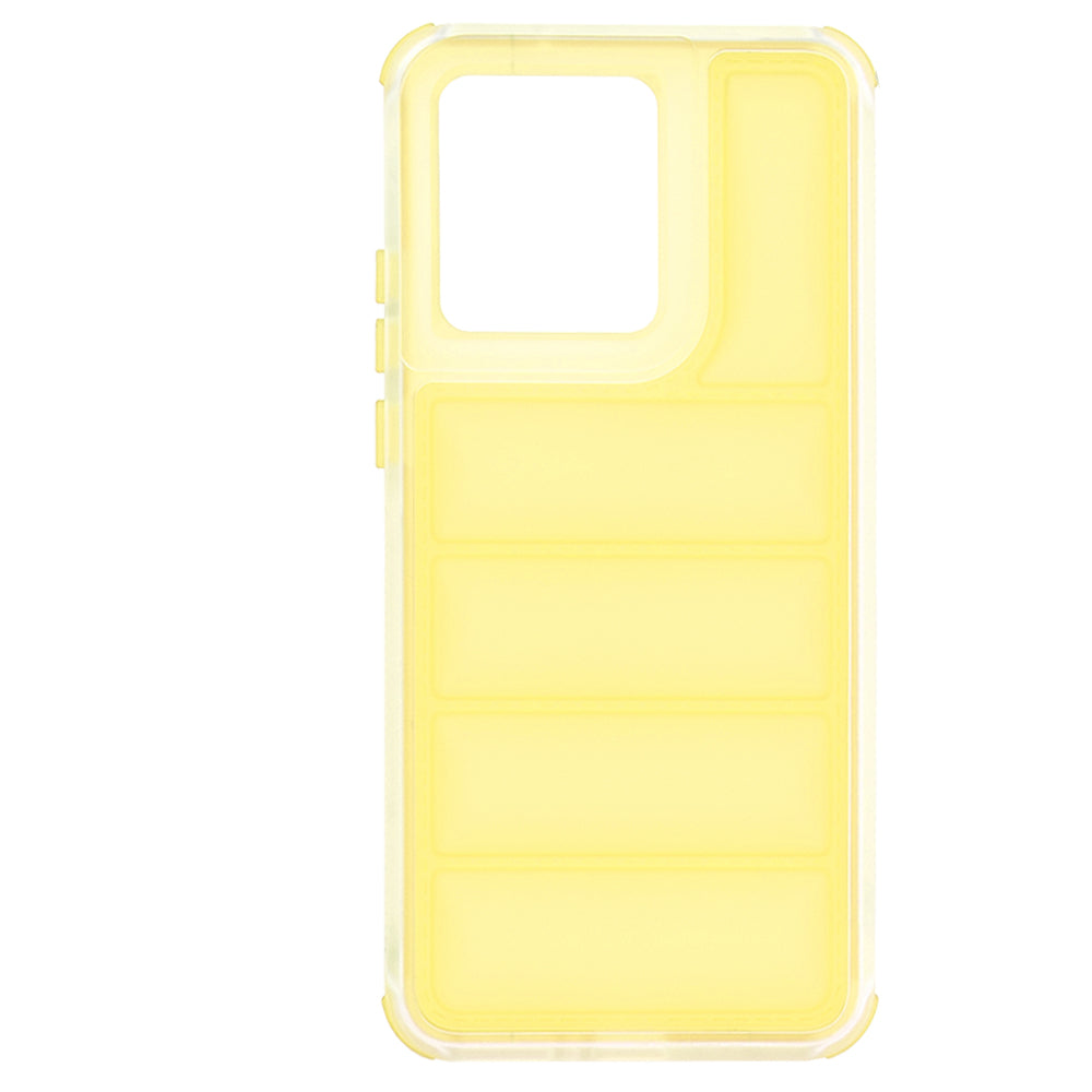 Fodral för Motorola Edge 40 Neo, Techsuit, Wave Shield, Gul