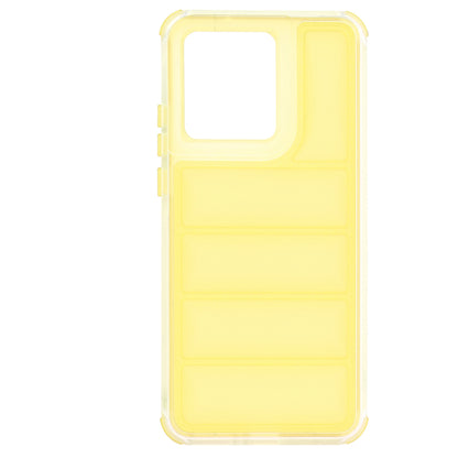 Fodral för Motorola Edge 40 Neo, Techsuit, Wave Shield, Gul