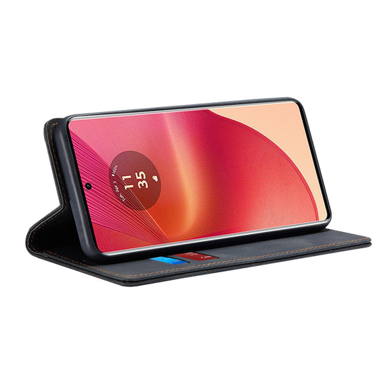 Fodral för Motorola Edge 50 Fusion, Techsuit, Confy, Svart