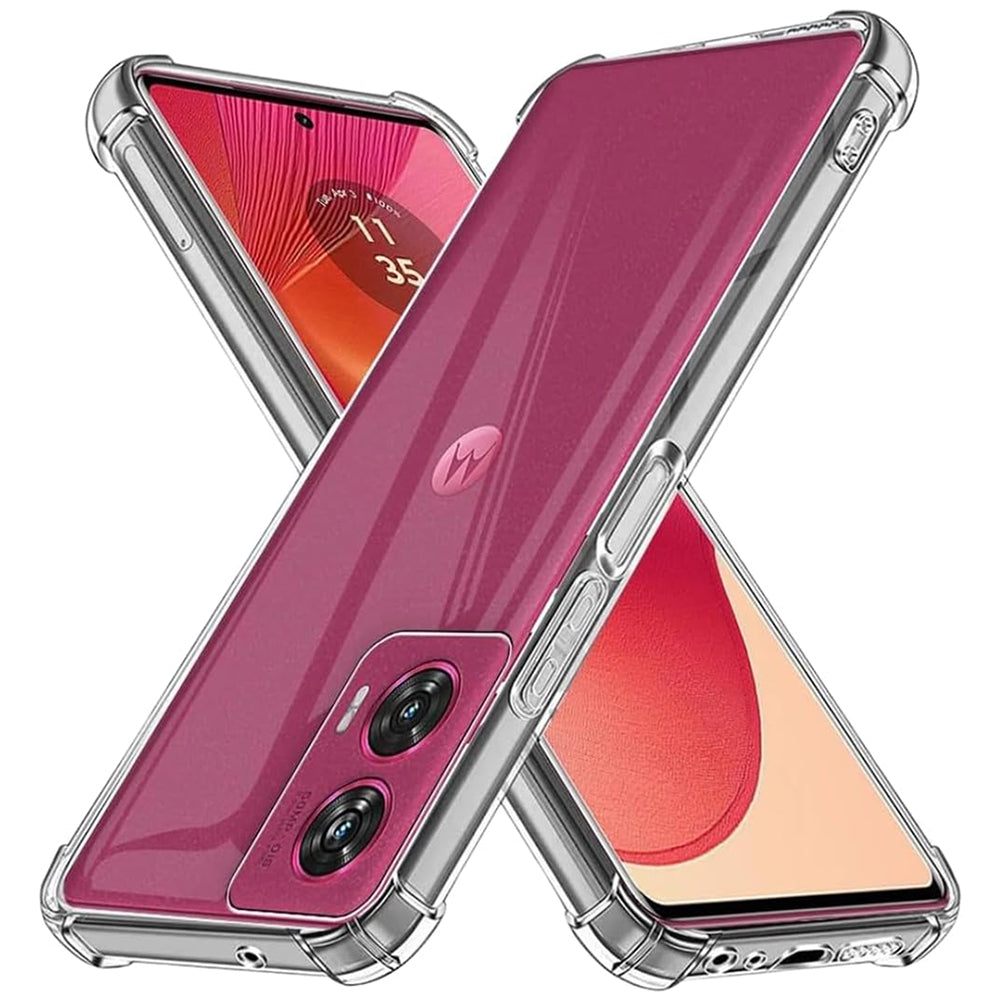 Mobilskal för Motorola Edge 50 Fusion, Techsuit, Stötsäker Klar, Transparent