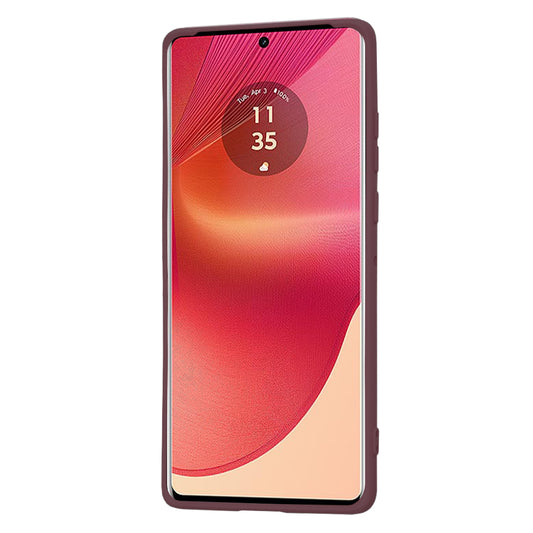 Skyddsfodral för Motorola Edge 50 Fusion, Techsuit, SoftFlex, Körsbärsröd