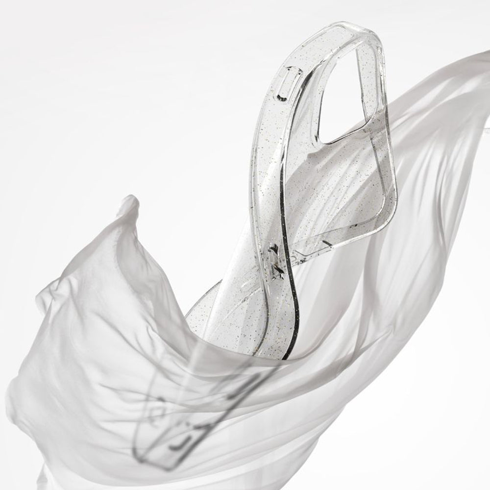 Fodral för Motorola Edge 50 Fusion, Techsuit, SparkleSkin, Transparent