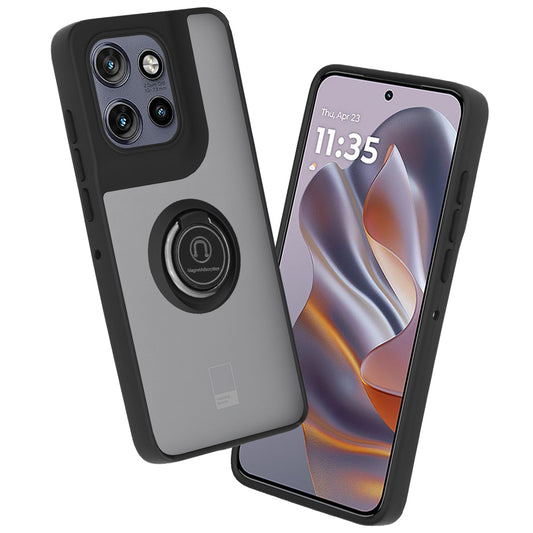 Fodral för Motorola Edge 50 Neo, Techsuit, Glinth, Svart