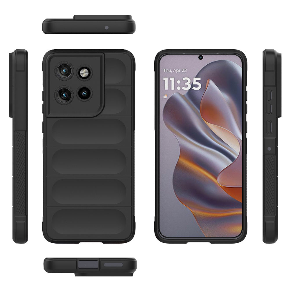 Fodral för Motorola Edge 60 Neo / Edge 50 Neo, Techsuit, Magic Shield, Svart