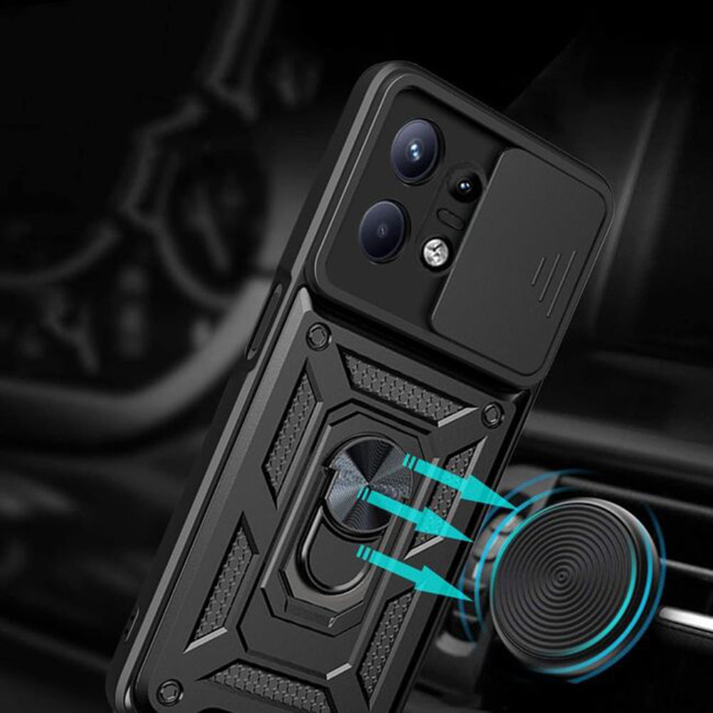 Fodral för Motorola Edge 50 Pro, Techsuit, CamShield, Blå