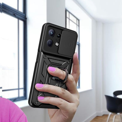 Fodral för Motorola Edge 50 Pro, Techsuit, CamShield, Blå