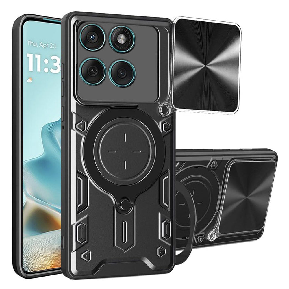 Fodral för Motorola Edge 60 Fusion / Edge 60, Techsuit, CamGuard Pro, Svart