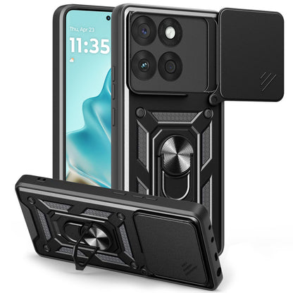 Fodral för Motorola Edge 60 Fusion / Edge 60, Techsuit, CamShield, Svart