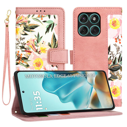 Case for Motorola Edge 60 Fusion / Edge 60, Techsuit, FlipCraft, Pink