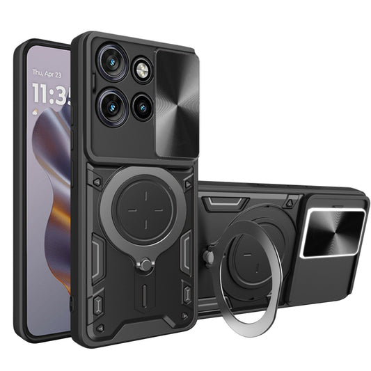 Fodral för Motorola Edge 60 Neo / Edge 50 Neo, Techsuit, CamGuard Pro, Svart