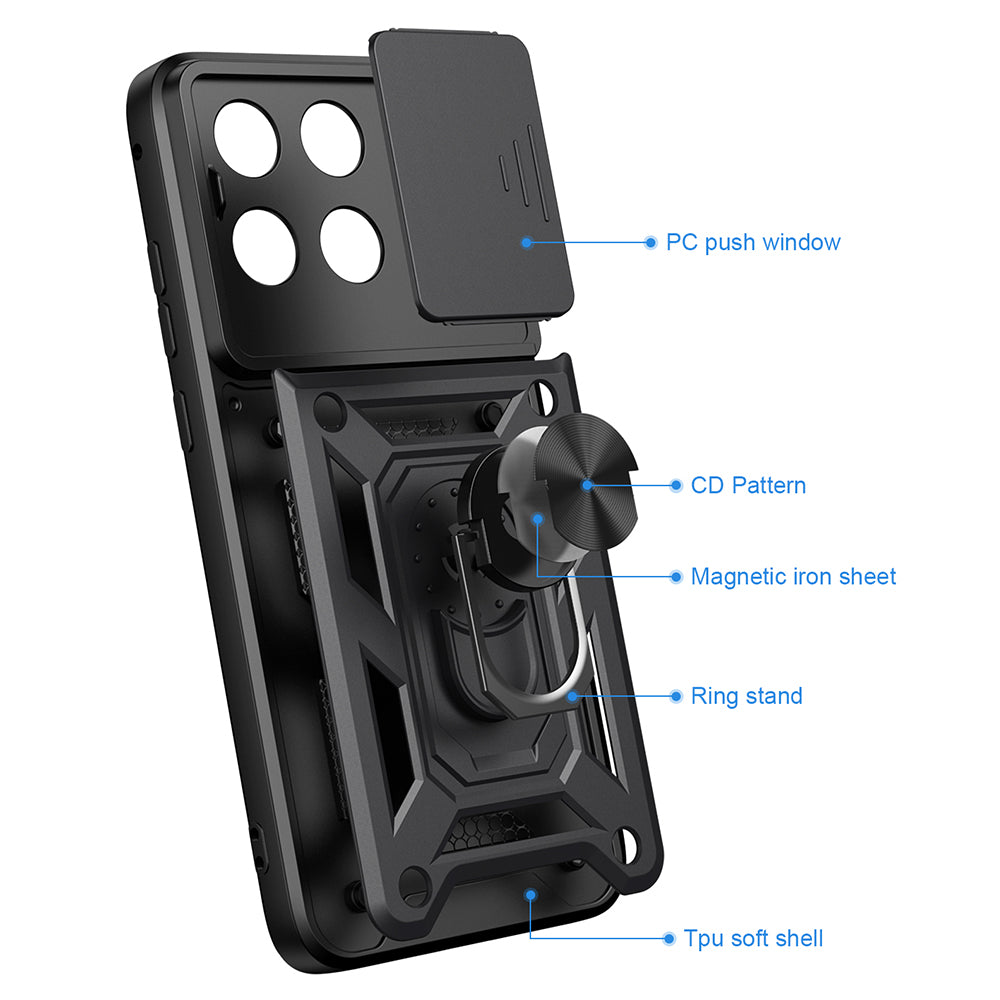Fodral för Motorola Edge 70 Fusion, Techsuit, CamShield, Grön