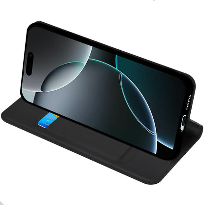 Case for Motorola Edge 70 Fusion, Techsuit, Magskin Book, Black