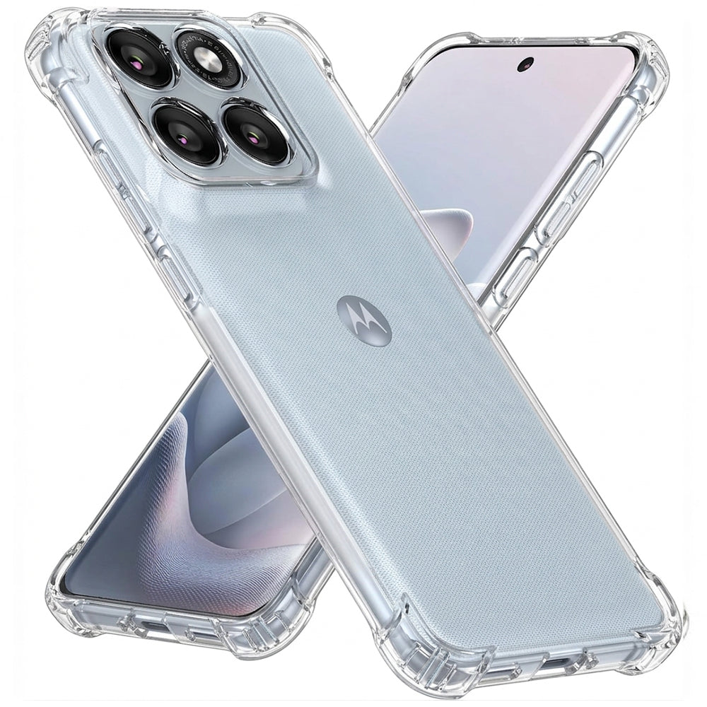 Skyddsfodral för Motorola Edge 70 Fusion, Techsuit, Shockproof Clear, Transparent