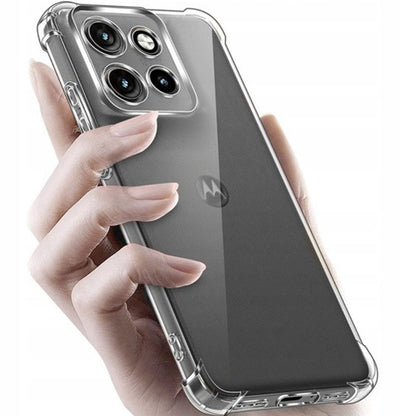 Skyddsfodral för Motorola Edge 70 Fusion, Techsuit, Shockproof Clear, Transparent