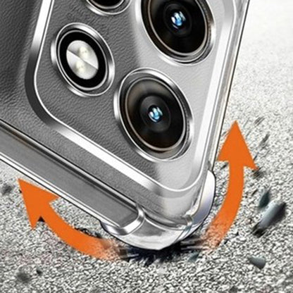 Skyddsfodral för Motorola Edge 70 Fusion, Techsuit, Shockproof Clear, Transparent