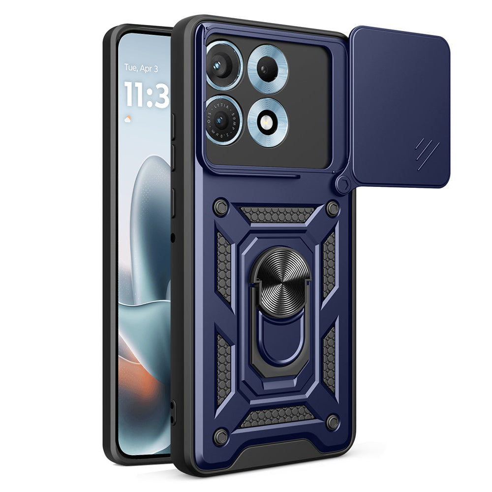 Fodral för Motorola Edge 70 Max, Techsuit, CamShield, Blå