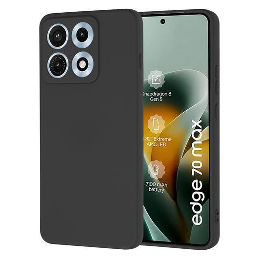 Fodral för Motorola Edge 70 Max, Techsuit, SoftFlex, Svart