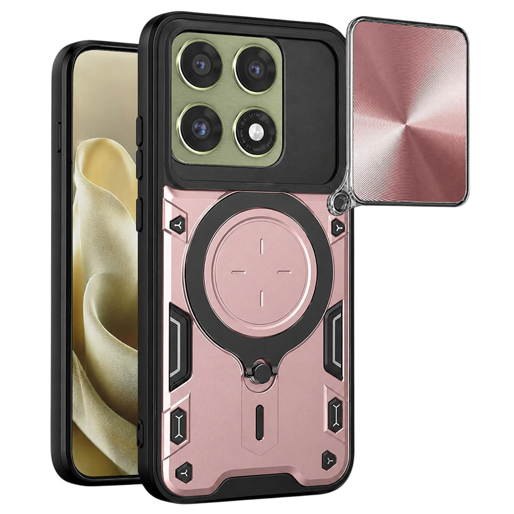 Fodral för Motorola Edge 70 Pro, Techsuit, CamGuard Pro, Rosa Guld