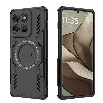 Fodral för Motorola Edge 70, Techsuit, ArmorMag, Svart