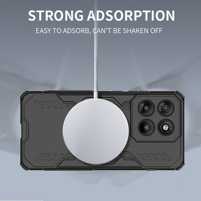 Fodral för Motorola Edge 70, Techsuit, ArmorMag, Svart