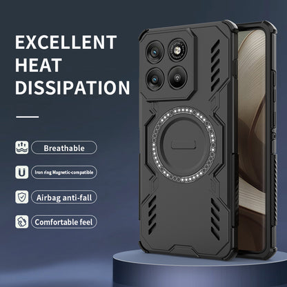 Fodral för Motorola Edge 70, Techsuit, ArmorMag, Svart