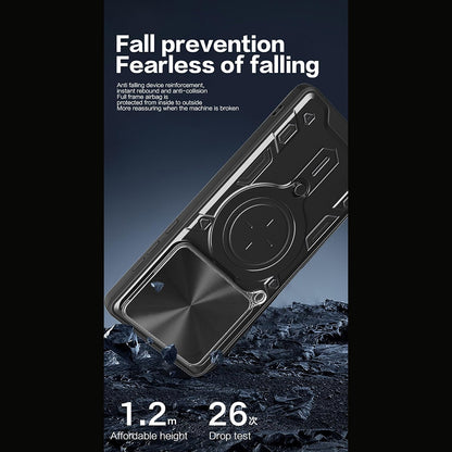 Fodral för Motorola Edge 70, Techsuit, CamGuard Pro, Röd