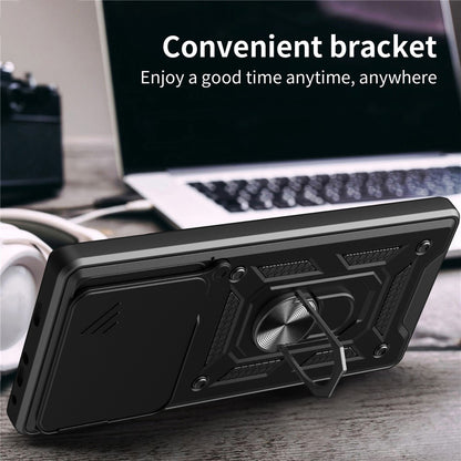 Fodral för Motorola Edge 70, Techsuit, CamShield, Svart