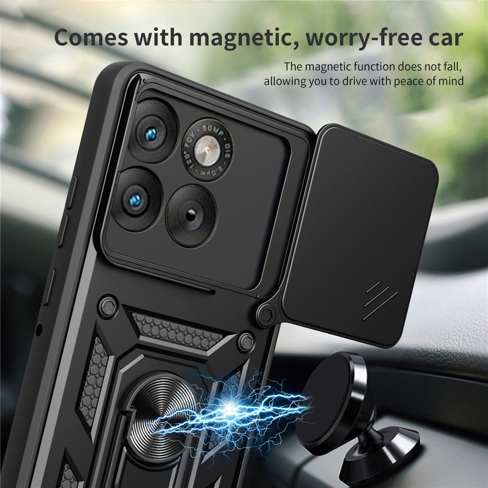 Fodral för Motorola Edge 70, Techsuit, CamShield, Svart