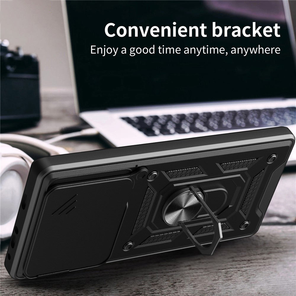 Fodral för Motorola Edge 70, Techsuit, CamShield, Roséguld