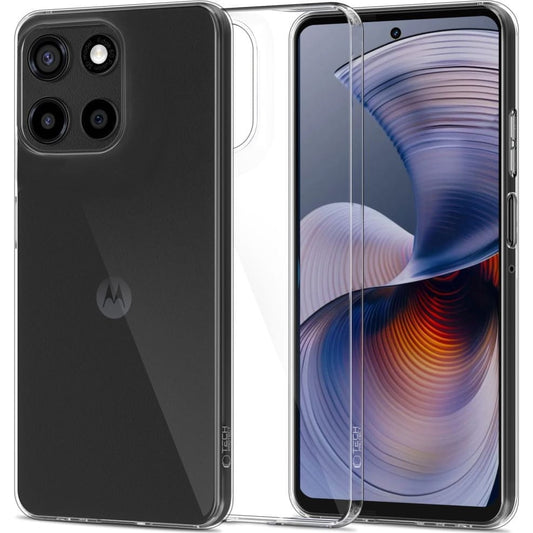 Skyddsfodral för Motorola Moto G56, Tech-Protect, Flexair, Transparent