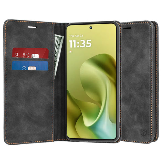Fodral för Motorola Moto G86, Techsuit, Confy, Svart