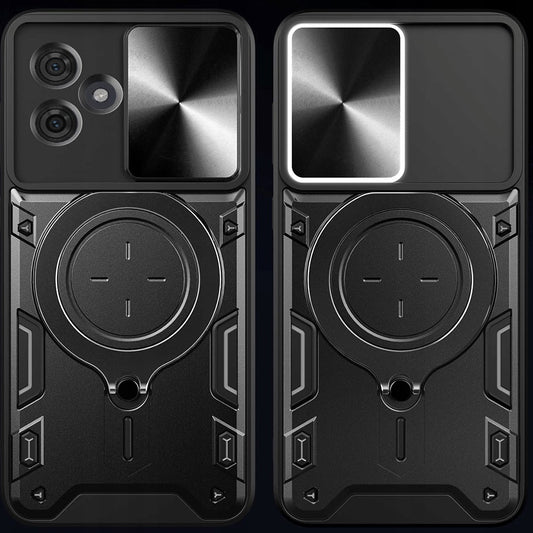 Fodral för Motorola Moto G86, Techsuit, CamGuard Pro, Svart