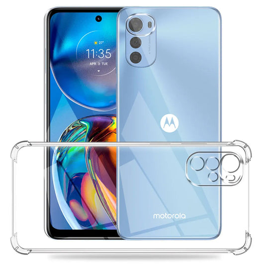 Fodral för Motorola Moto E32s / E32 / G22, Techsuit, Stötsäker Klar, Transparent