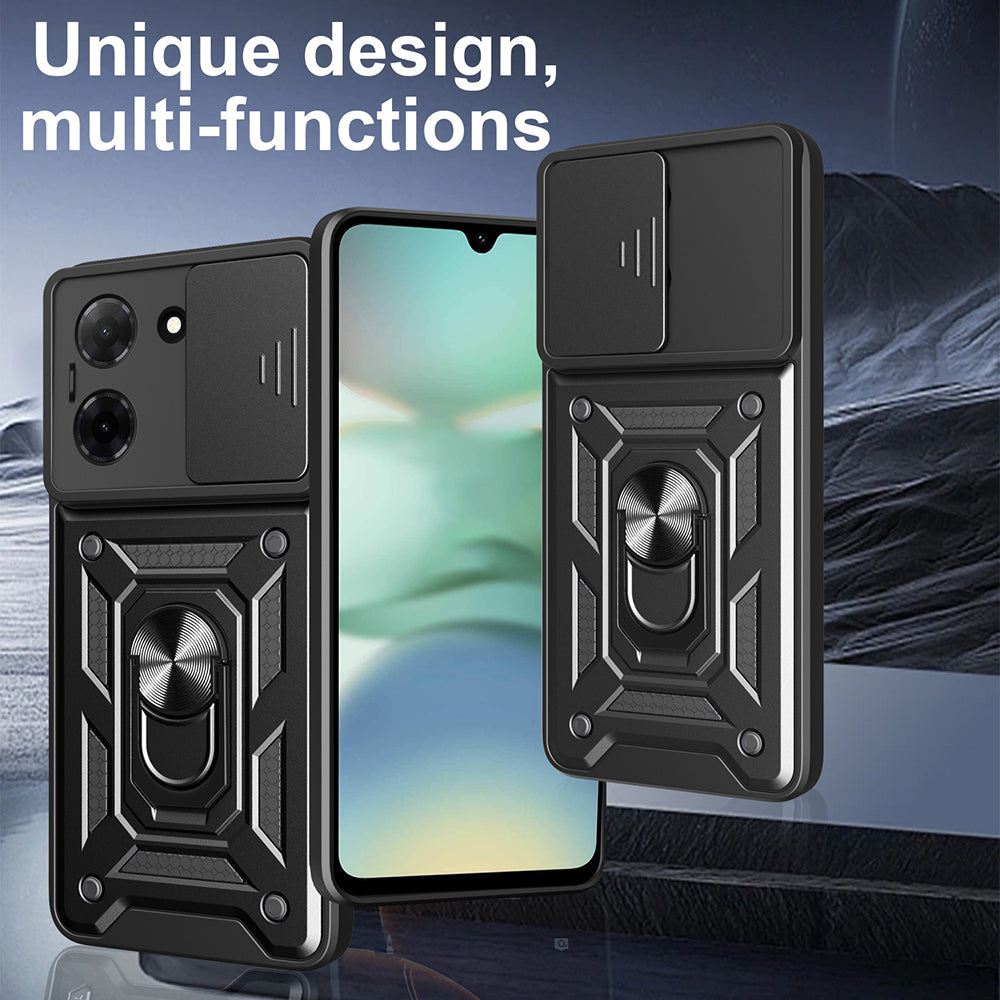 Skyddsfodral för Motorola Moto G06, Techsuit, CamShield, Svart