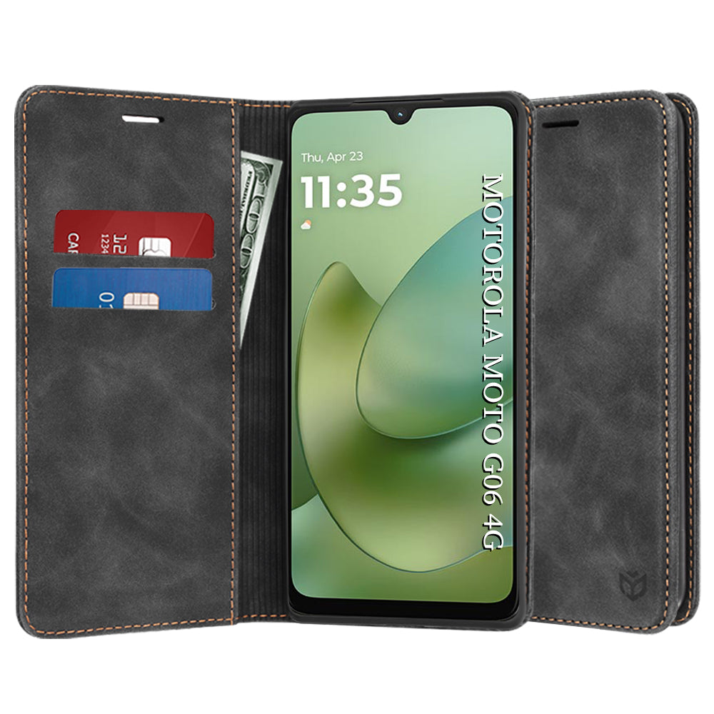 Fodral för Motorola Moto G06, Techsuit, Confy, Svart