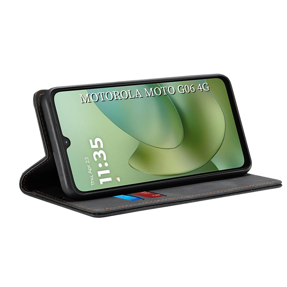 Fodral för Motorola Moto G06, Techsuit, Confy, Svart