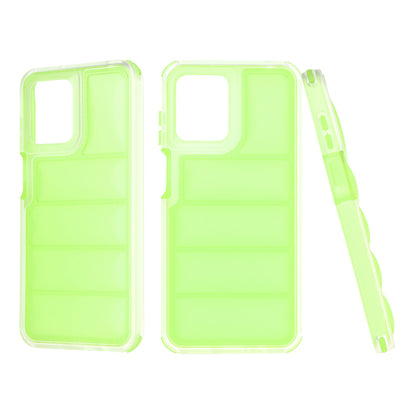 Fodral för Motorola Moto G13 / G23 / G53, Techsuit, Wave Shield, Grön