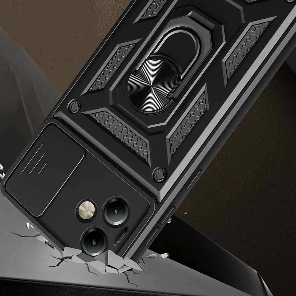 Fodral för Motorola Moto G14, Techsuit, CamShield, Blå