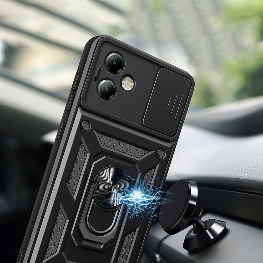 Fodral för Motorola Moto G14, Techsuit, CamShield, Blå