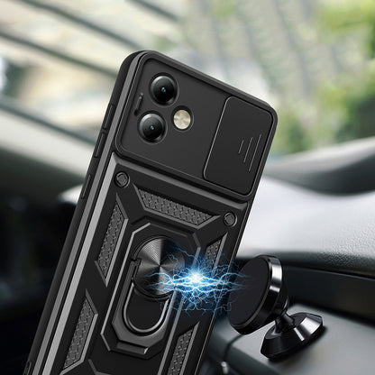 Fodral för Motorola Moto G14, Techsuit, CamShield, Blå