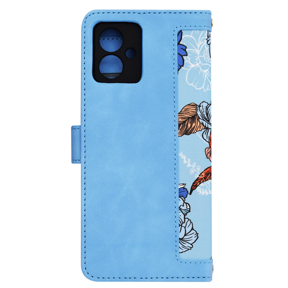 Fodral för Motorola Moto G14, Techsuit, FlipCraft, Blå